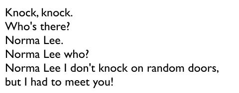 classic knock knock jokes