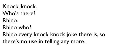 popular knock knock jokes